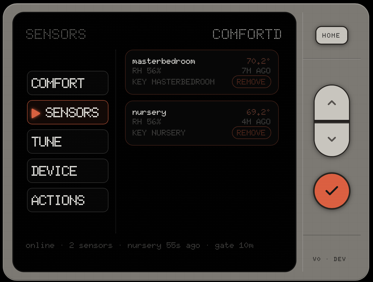 Ecobee+ESP32 comfortD